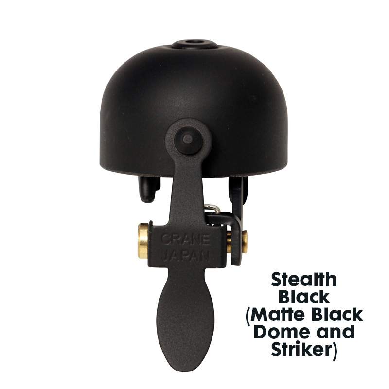 Crane Bell E-Ne Alloy Dome Stealth Black